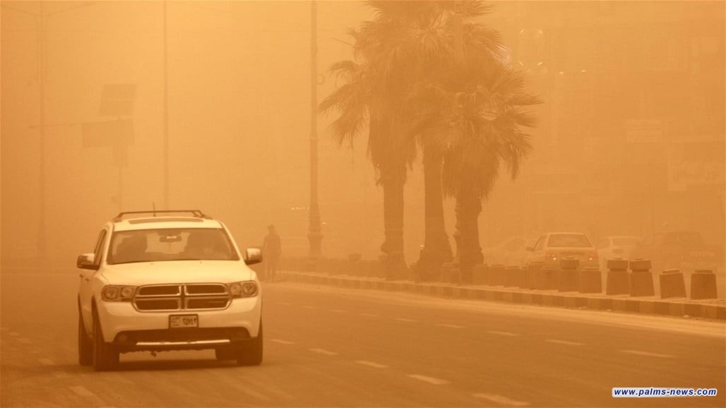 الغبار قادم.. اندفاع موجة شديدة نحو العراق بسرعة 70كم بالساعة